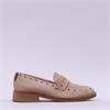 Marco Moreo Maura Cut Out Dots Loafer - Camel Suede